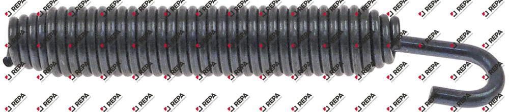 Zugfeder ø 14,5mm Gesamtlänge 153mm