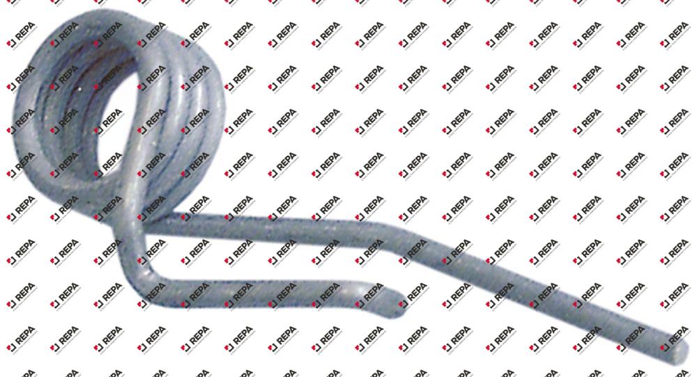 Drehfeder ø 17mm L2 70mm Drahtstärke ø 2mm
