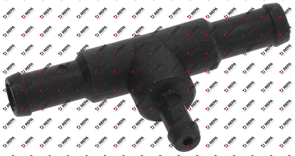 T-piece plastic hose ø mm black