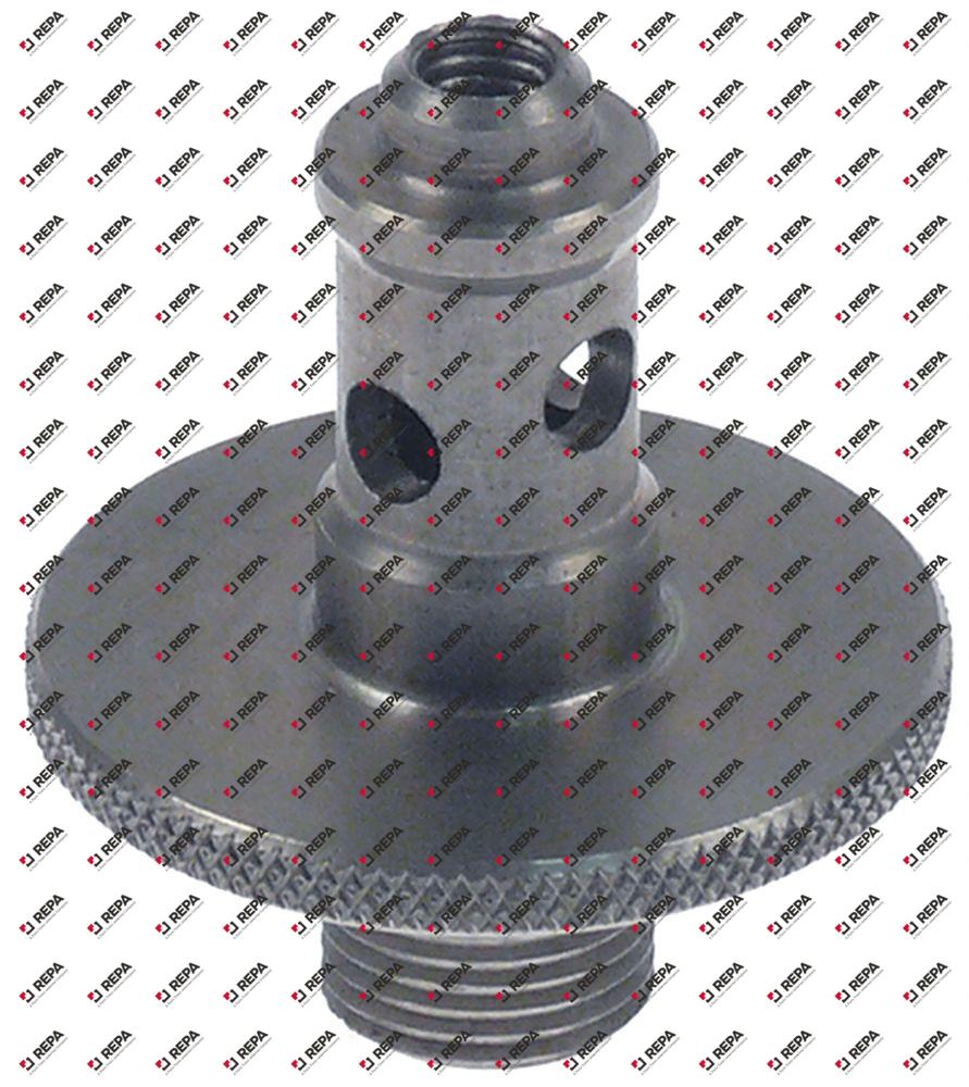 Nachspülarmhalter H 38mm D1 ø 32mm D2 ø 12mm