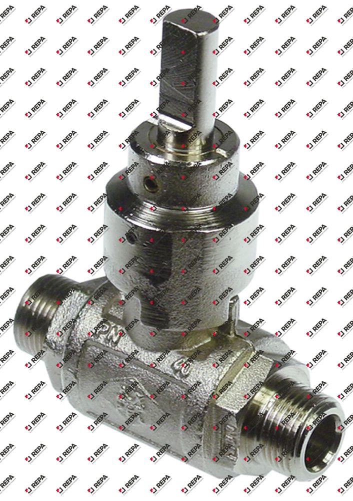 Kugelhahn Eingang 3/8" AG Ausgang 3/8" AG DN10