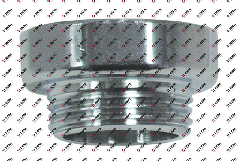 Riduzione ottone cromato F 1 1/4" M 1"