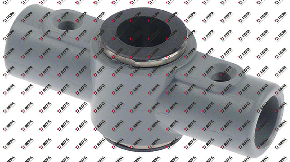 Nachspülarmkreuz Einbau ø 12mm L 65mm H 27mm