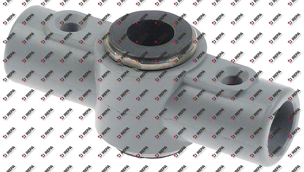Nachspülarmkreuz Einbau ø 10mm L 65mm H 27mm