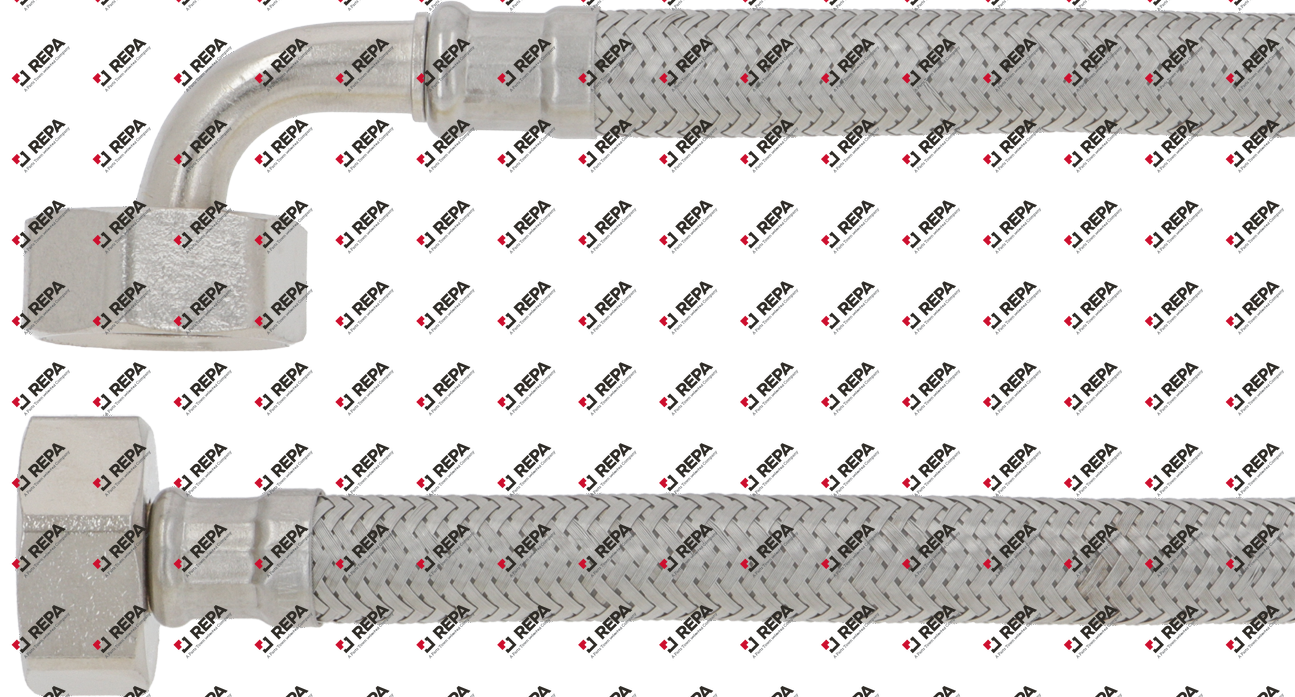 Flexschlauch CNS-Umflechtung gerade-gebogen DN10