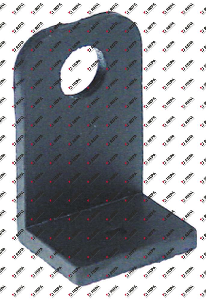 Soporte goma medidas 53x34x28mm