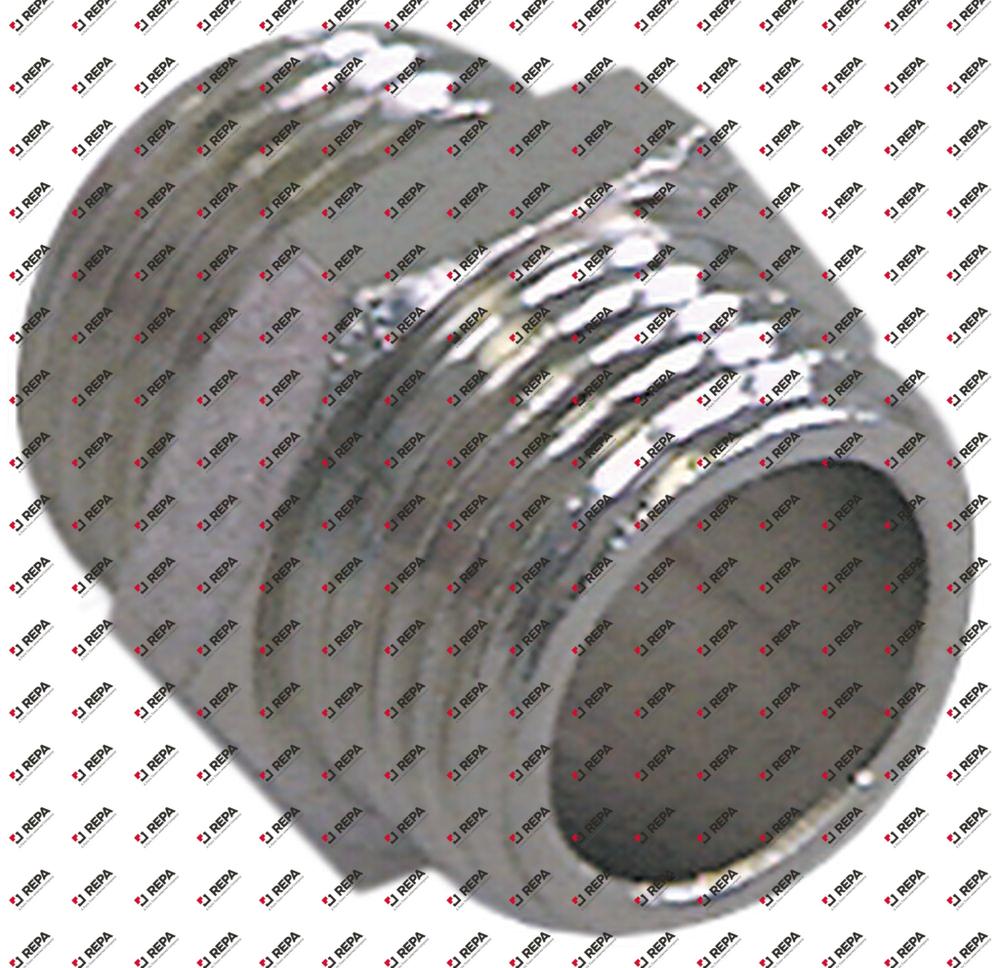 διπλό νίπελ σπείρωμα 1/8″ - 1/8″  επινικελωμένος ορείχαλκος Ποσ. 1τεμ.