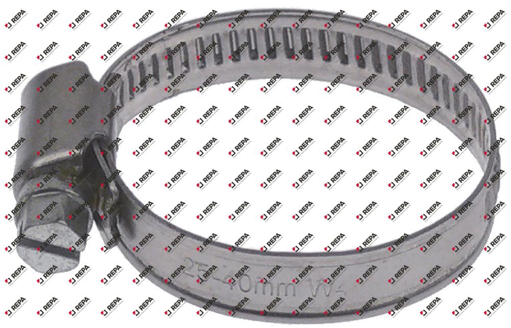 Schlauchschelle CNS W4 ø 25-40mm DIN 3017