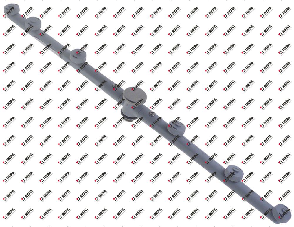 rinse arm L 460mm nozzles 6 mounting ø 14mm