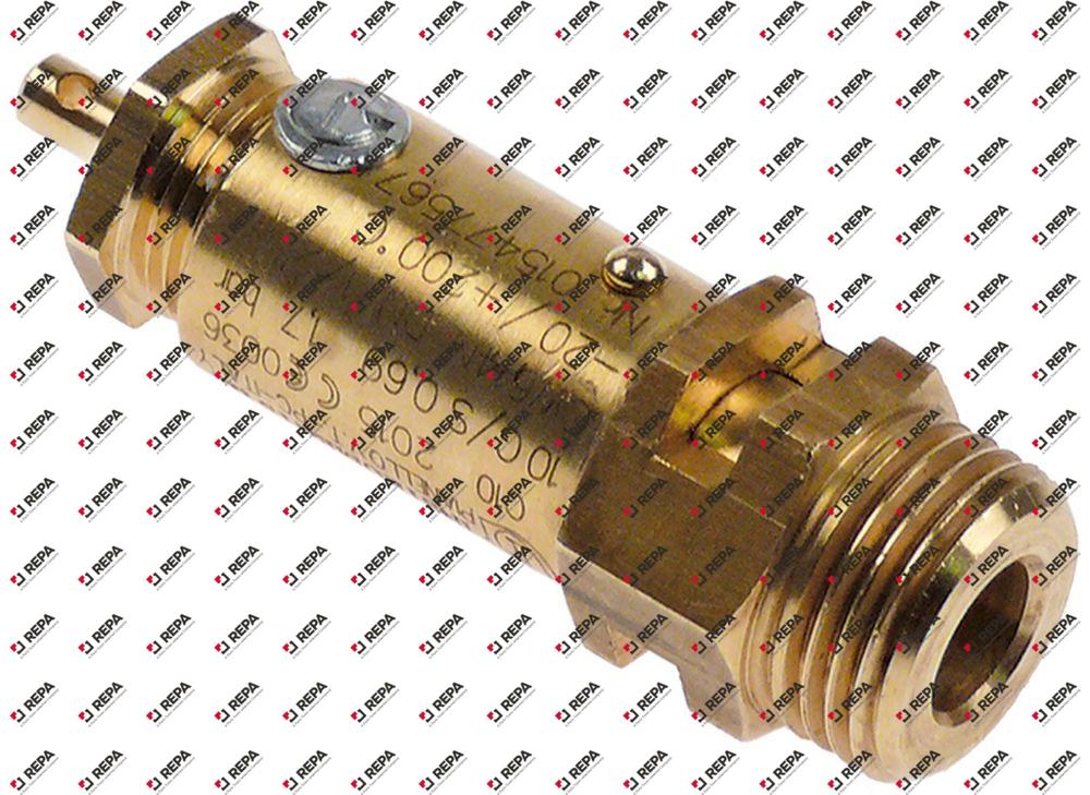 Sicherheitsventil Anschluss 1/2" plombiert