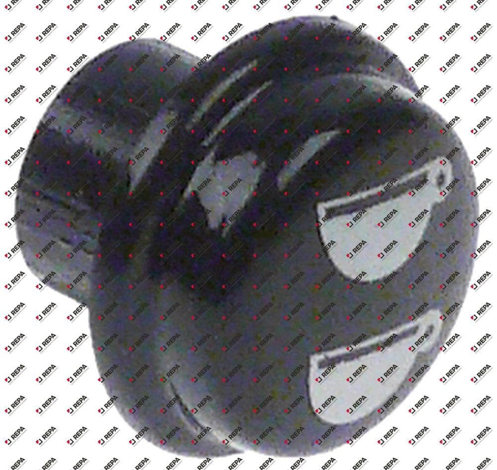 κουμπί πλαστικό ø 17mm μαύρο 2 μεγάλα φλιτζάνια στρογγυλό SANREMO