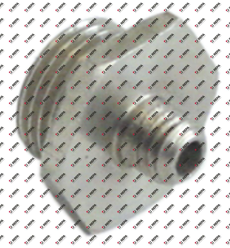 διπλό νίπελ ανοξείδωτος χάλυβας Μ 18mm T1: 3/8″  T2: M8  ΜΚ 22