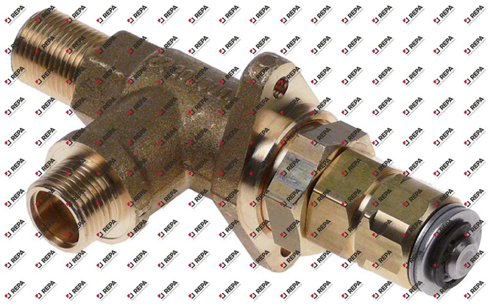 Steam/water tap brass inlet 3/8" outlet 3/8"