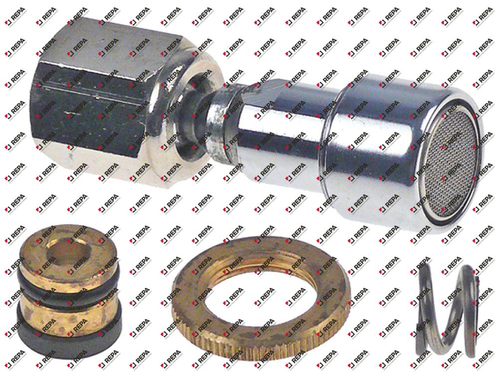 σωλήνας νερού σπείρωμα M18x1,25  ø 24mm Μ 77mm