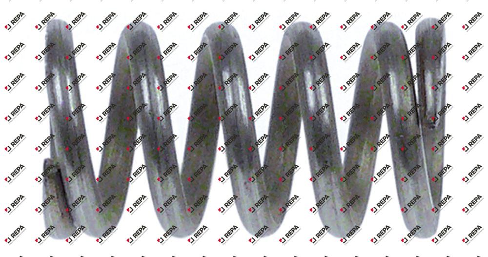 ελατήριο πίεσης ø 117mm Μ 25mm ø διατομής σύρματος 2mm