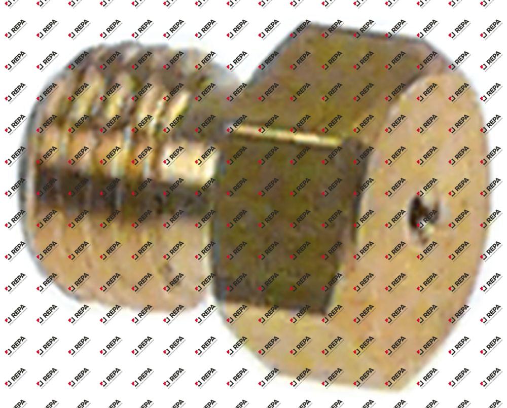 ακροφύσιο έγχυσης σπείρωμα M6x0,75  ορείχαλκος Μ 9mm για ομάδα Μ σπειρώματος 5mm