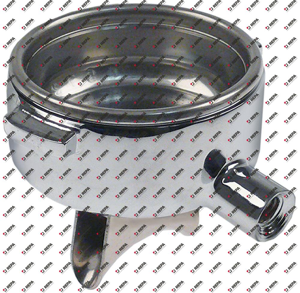 Filter holder chrome-plated brass ID ø 58mm