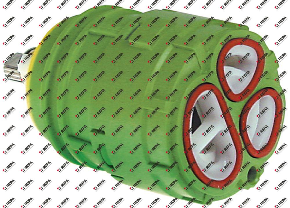 cartucho cerámica D1 ø 46mm D2 ø 35mm H1 46,5mm