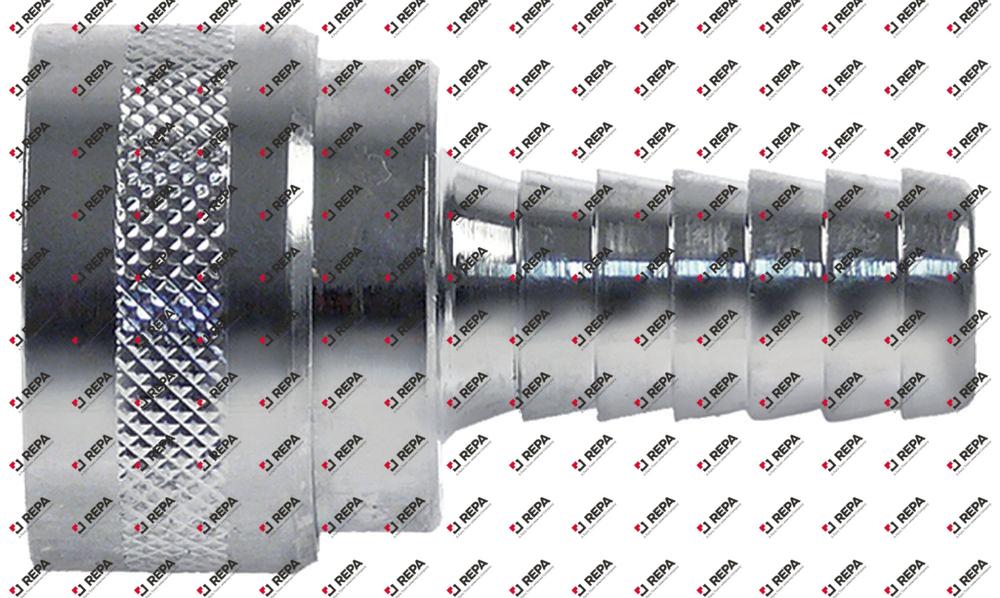 Kupplungsbuchse Messing verchromt Typ DN13