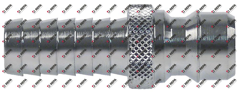Kupplungsstecker Typ DN13 Messing verchromt