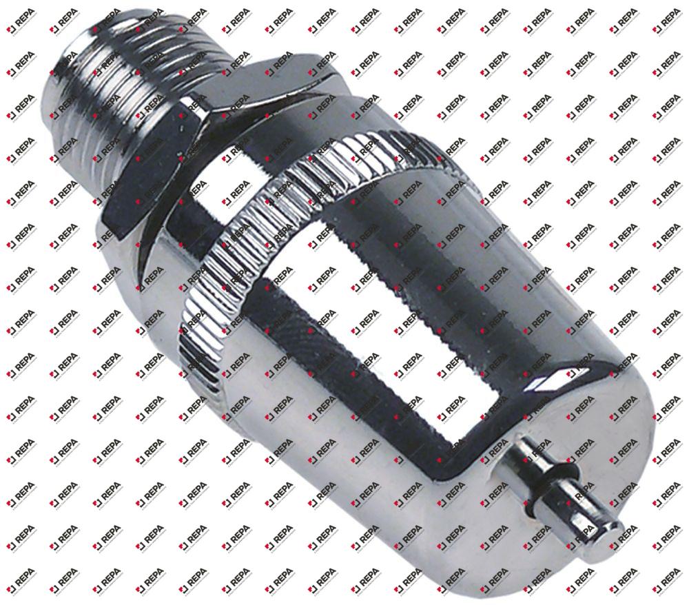 Be- und Entlüfter Gewinde 3/8" AG SW 24 verchromt