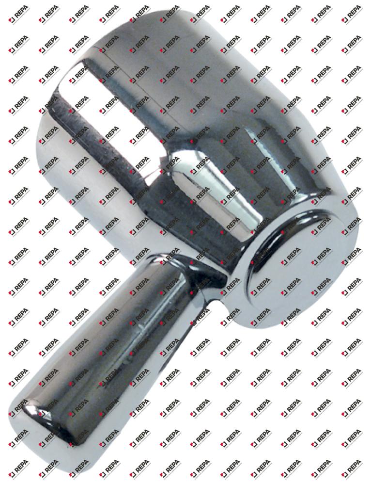 Hebelgriff H2 22 mm D1 ø 29 mm für Oberteile 1/2"