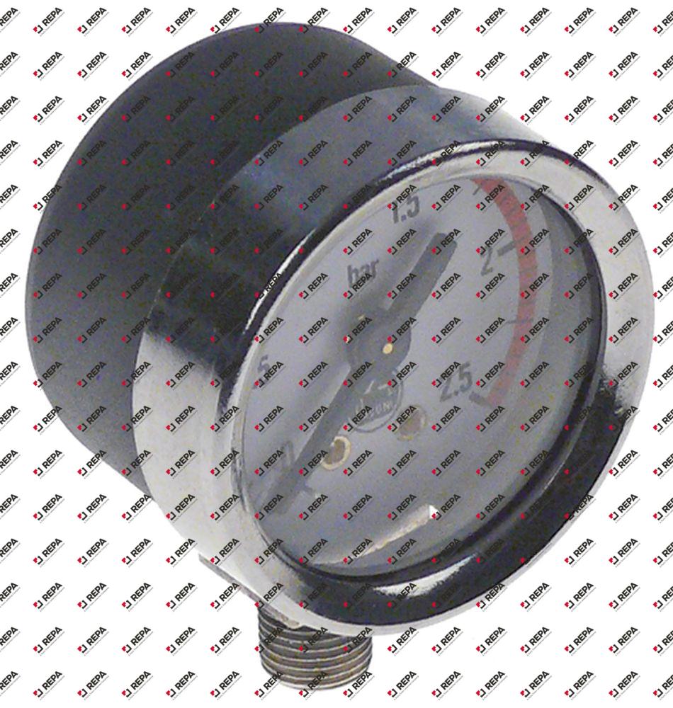 Manómetro empalme 1/8" ø 44 mm aparatos de café