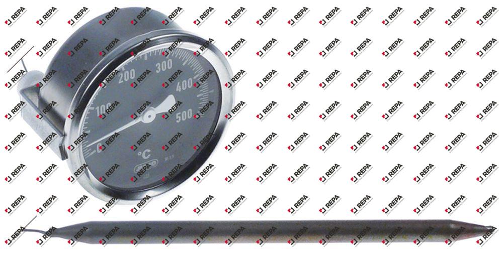Thermometer Kapillarrohr 1000 mm Fühler ø 8 mm