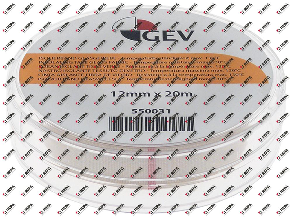 Isolierband Glasgewebe B 12 mm
