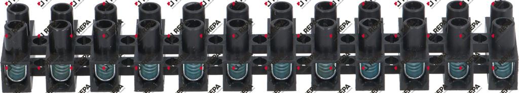 Lüsterklemme 12-polig Querschnitt 6mm² max. 41A