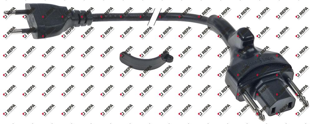 Gerätezuleitung 2-polig 0,75mm² 3,6m H05RN-F