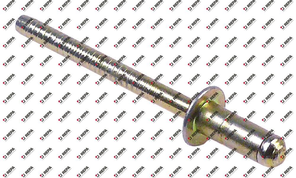 Blindniete Stahl ø 4,8mm L 11,3mm VPE 1 Stück