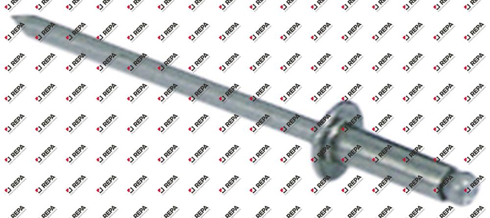 Rivet aveugle ø 3,9mm inox L 10mm DIN 1700 Q 50pc
