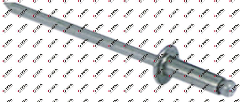 Rivet aveugle ø 4,8mm inox L 9mm DIN 1700 Q 50pc