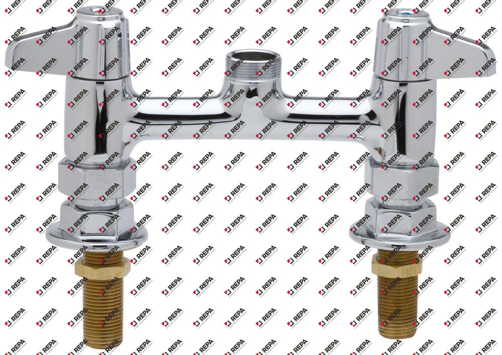 bridge mixer tap without outlet connection 1/2"