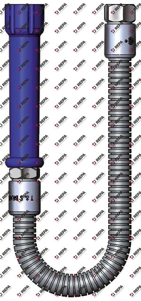 shower hose L 508mm T&S