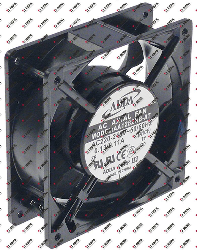 Axiallüfter 230VAC 23/20W L 119 mm B 119 mm