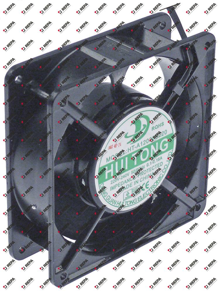 Axiallüfter L 119mm B 119mm H 38mm 230VAC 50/60Hz
