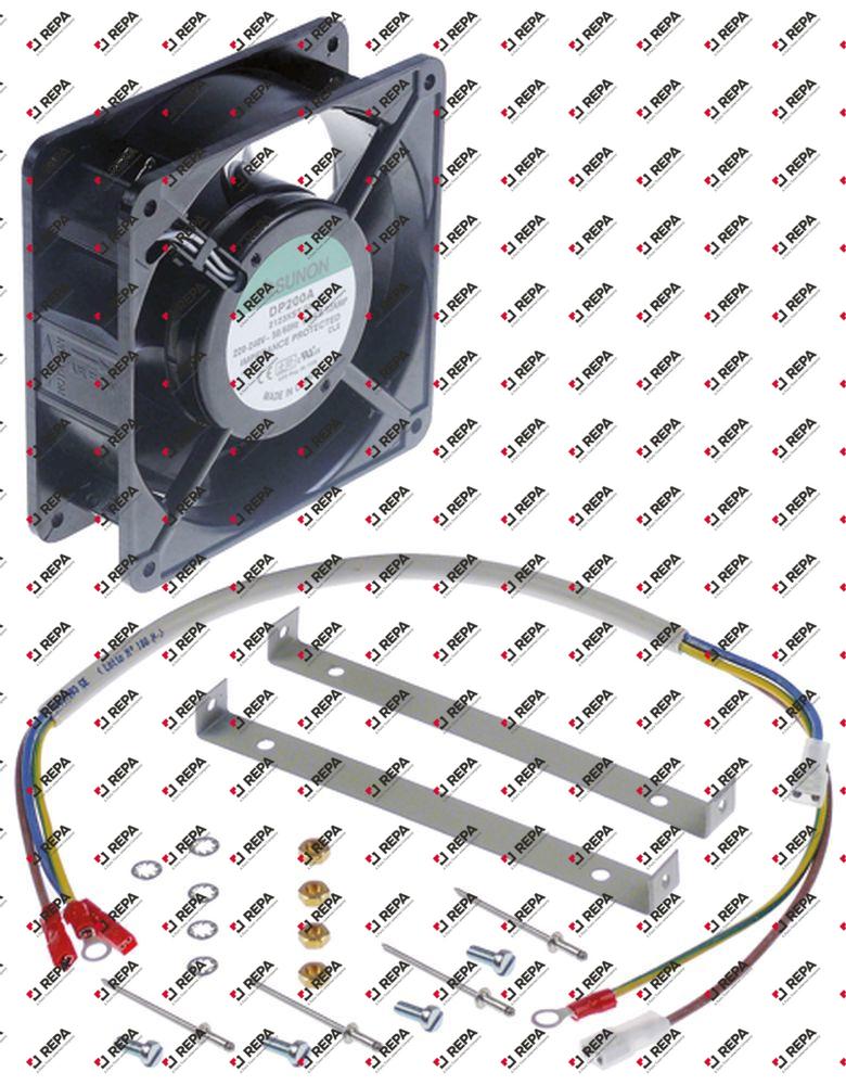 ventilatore assiale L 119mm lar. 119mm H 38mm
