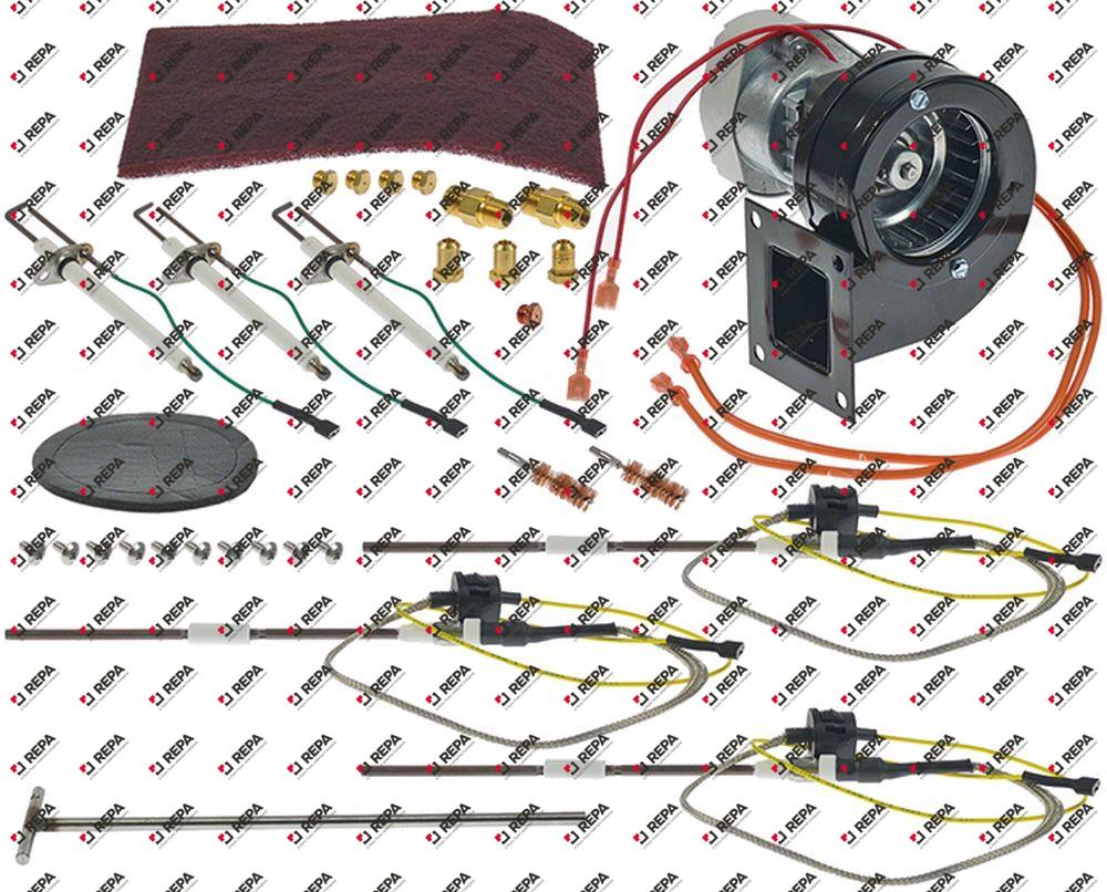 soufflerie brûleur 230V kit 50Hz H1 118mm L1 113mm