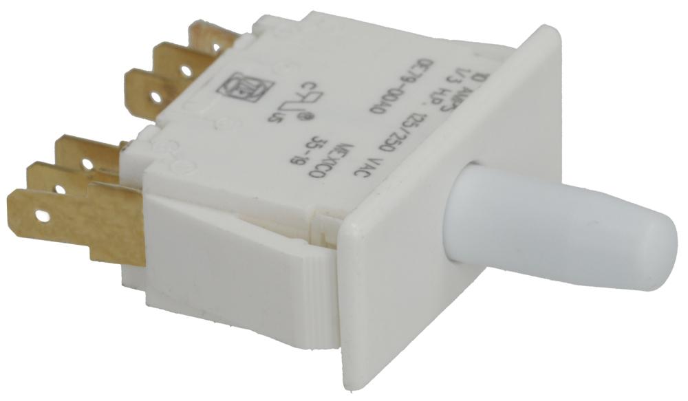 Door contact switch 6-pole 125-250VAC white 641026 | Horecatiger