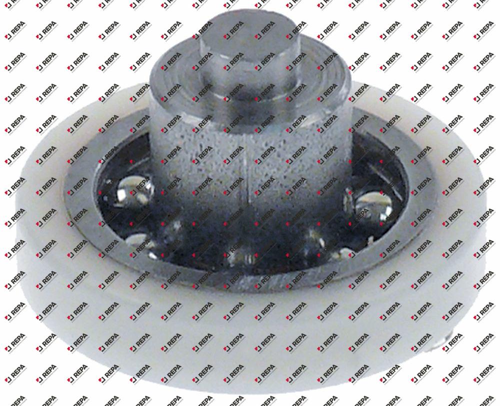 Rueda de rodadura rodillo ø 28 mm 6 mm