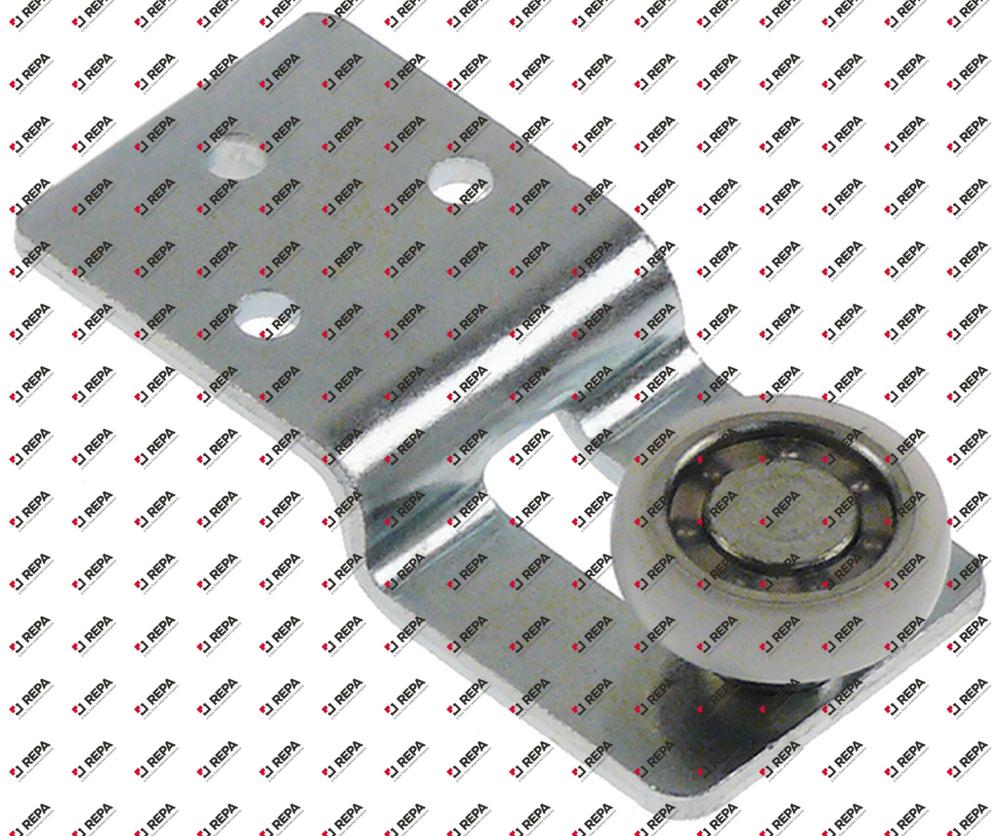 Laufrolle Rollen ø 22 mm 6 mm H 11 mm L 63 mm