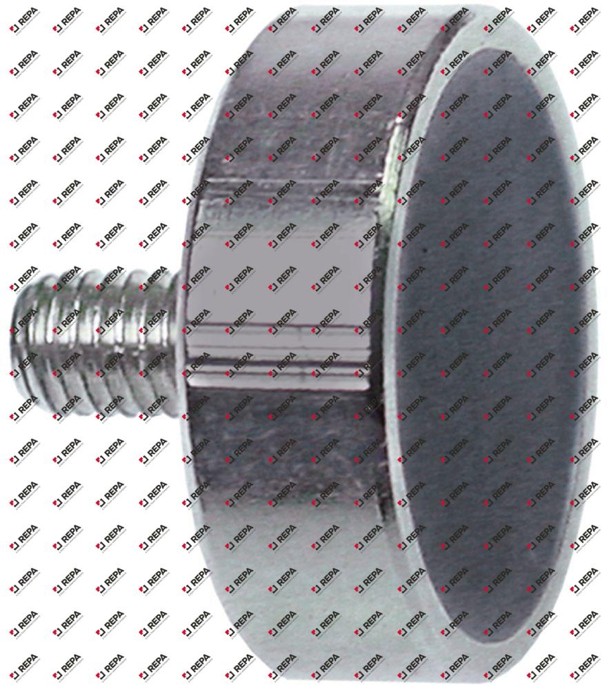 Imán ø 22 mm ø ext. 22 mm H 7 mm M5