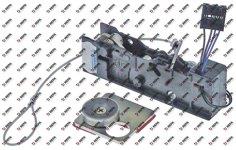 electromagnetic closer 24V voltage DC L 104mm