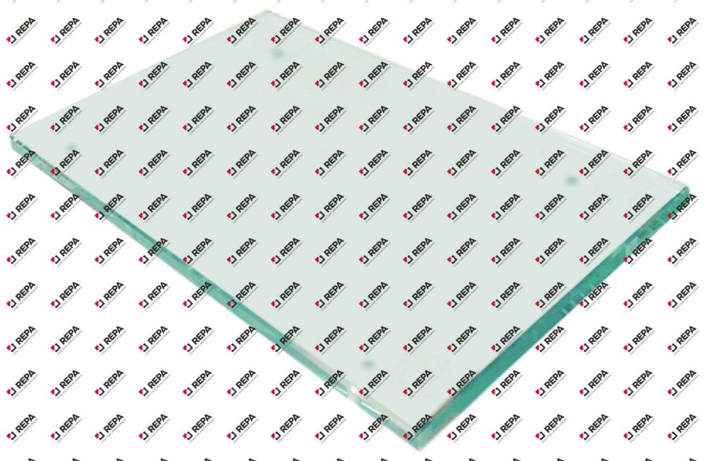 Glasscheibe L 342/378mm B 165/185mm