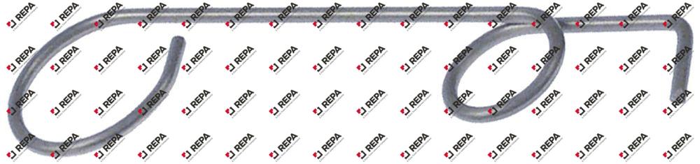 Ressort ø 14mm fil ø 2mm L1 4mm L2 60mm L3 20mm