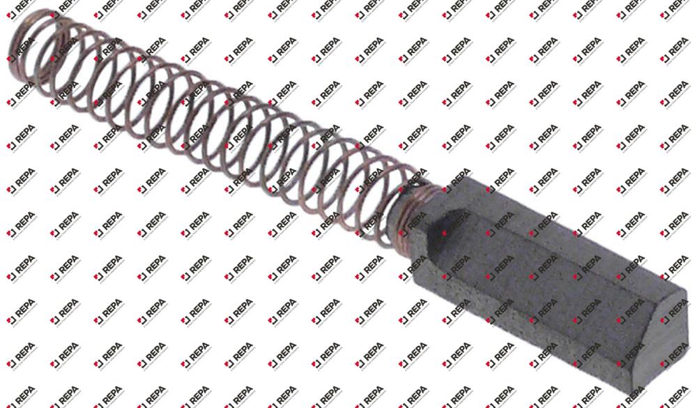 Kohlebürste für Motor H 8 mm L 19 mm B 6 mm