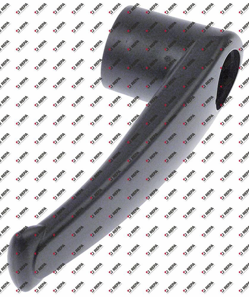 Türgriff L 185mm B 48mm H 62mm schwarz Kunststoff