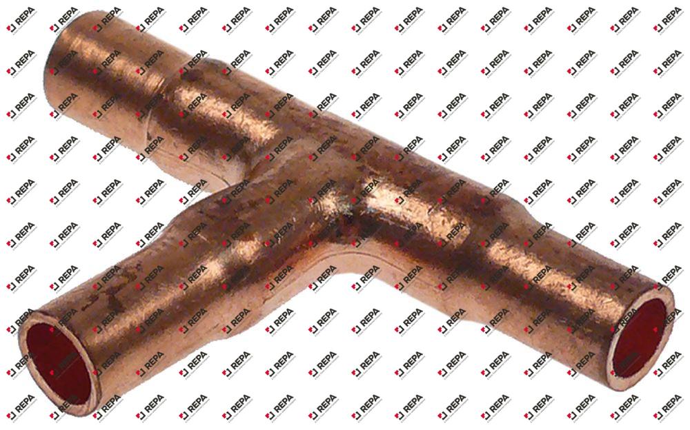 pieza T cobre int.ø 4,5mm ø ext. 6mm refrigeración